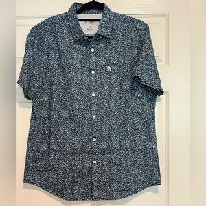 Original Penguin Navy Floral Button Down Shirt